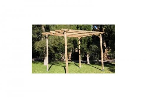 Pérgola Madera maciza Faura 300x300cm
