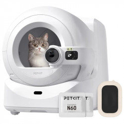 PETKIT Purobot Ultra Arenero Autolimpiable 70 L con App y Cámara IA 10 kg
