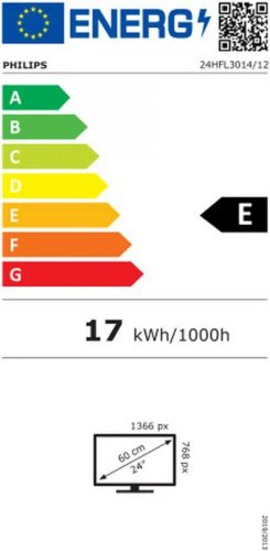 Philips 24HFL3014P/12 Televisor 61 cm HD Negro