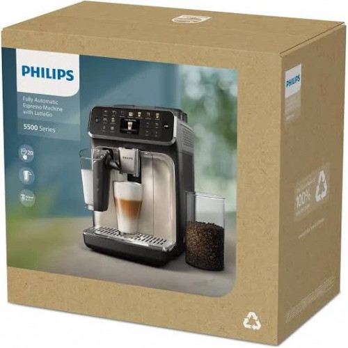 Philips Cafetera automática Serie 5500 / EP5549/70 Negro