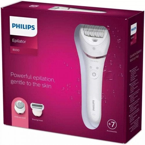 Philips Epilator Series 8000 BRE730/10 Depiladora Wet & Dry