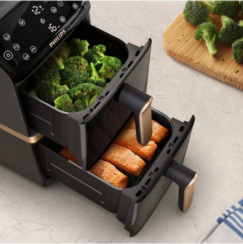 Philips Freidora de aire 4000 series Vertical Basket