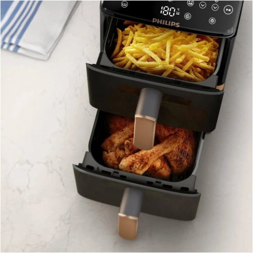 Philips Freidora de aire 4000 series Vertical Basket