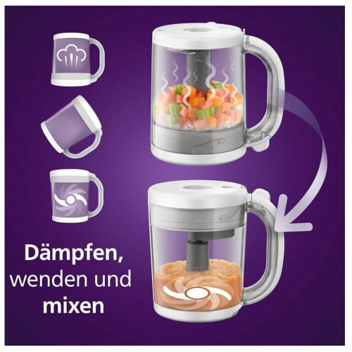 Philips Gift set with steam cooker/blender (SCF883/20)