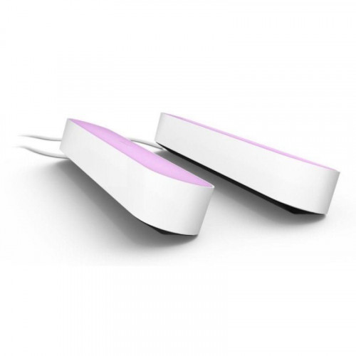 Philips Hue Play Pack de 2 Barras de Luz Regulable Blanca + Alimentador