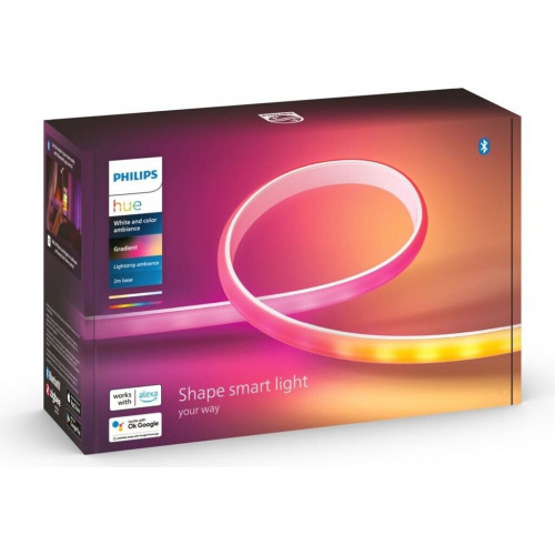 Philips Hue White And Color Ambiance Gradient Lightstrip Bluetooth Basic Set