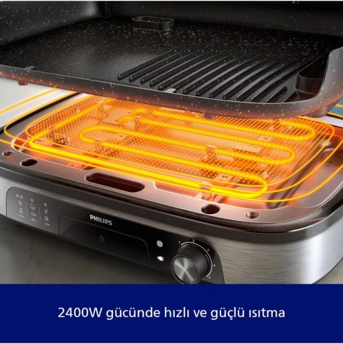 Philips Plancha-Parrilla HD6212/90