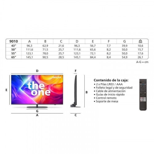 Philips The One Ambilight QLED 43