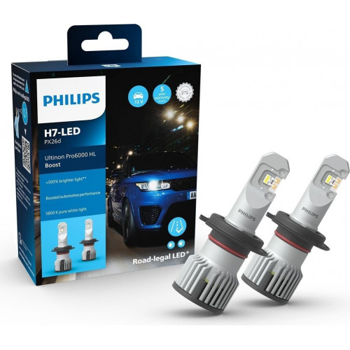 Philips Ultinon Pro6000 Boost H7-LED (11972U60BX2)