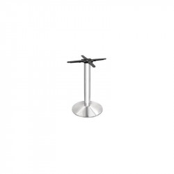 Pie de mesa cromado Bolero Tulip de 720mm de alto y 430mm