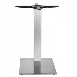 Pie de mesa de acero inox Bolero de 720mm de alto y 430mm