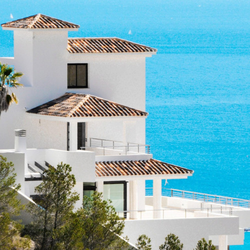 Pintura exterior color blanco para hormigón, revestimiento, ladrillo, piedra, fachada LUXENS mate 15L base agua microporosa