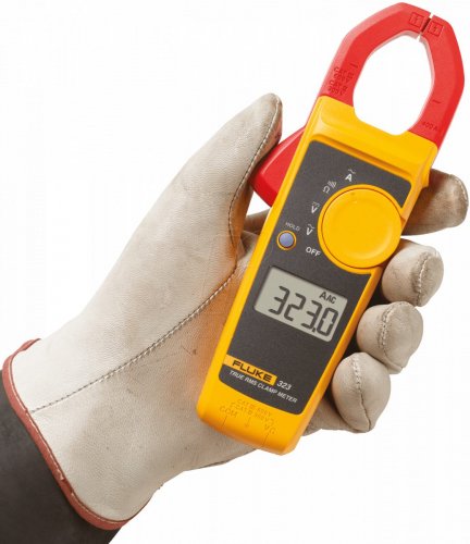 Pinza amperimétrica 323, digital, CA, hasta 400 A