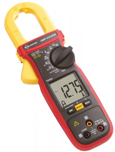 Pinza amperimétrica AMP-310, digital, CA, hasta 600 A.