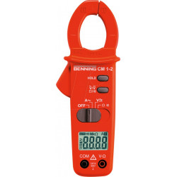 Pinza amperimétrica CM1-2, digital, CA, hasta 400 A.