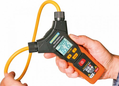 Pinza amperimétrica, digital, CA, hasta 3000 a, TRMS