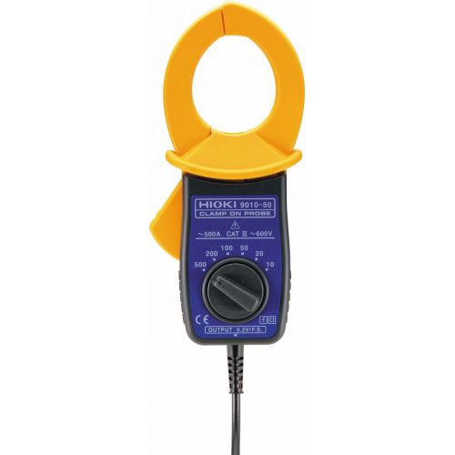 Pinza amperimétrica, digital, CA, hasta 500 A.