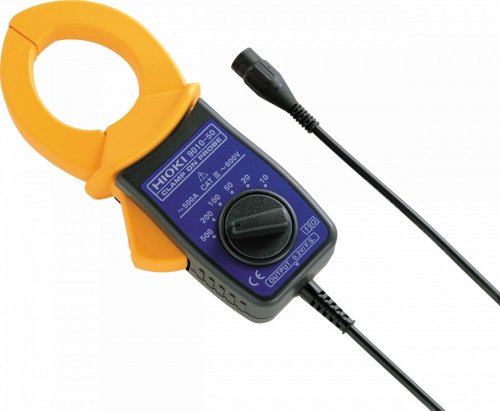 Pinza amperimétrica, digital, CA, hasta 500 A.