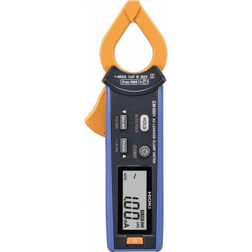 Pinza amperimétrica, digital, CA, hasta 600 A.