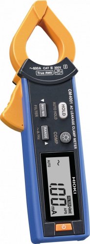 Pinza amperimétrica, digital, CA, hasta 600 A.
