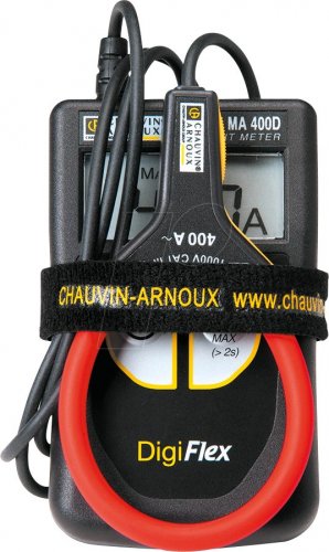 Pinza amperimétrica flexible MA 400D-250, en juego con soporte m