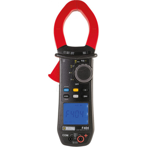 Pinzas amperimétricas F404, hasta 1000 A.