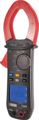 Pinzas amperimétricas F404, hasta 1000 A.
