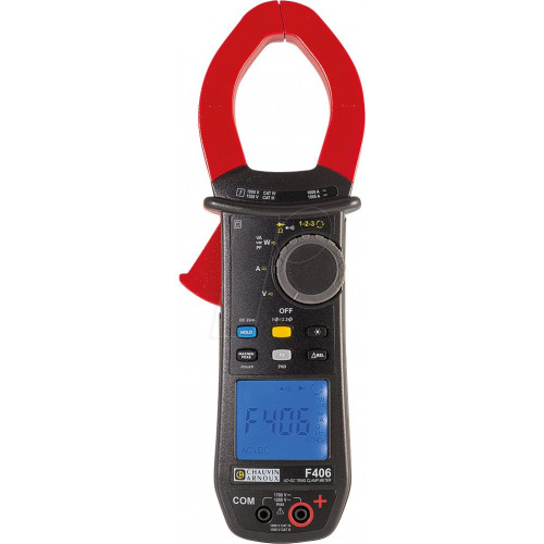 Pinzas amperimétricas F406, hasta 1000 A.
