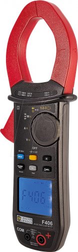 Pinzas amperimétricas F406, hasta 1000 A.