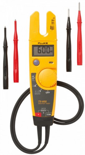 Pinzas amperimétricas T5-600, digital, CA, hasta 100 A.