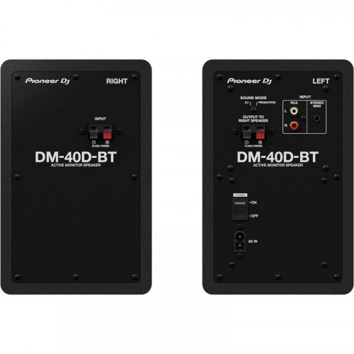 Pioneer DJ DM-40D-BT Altavoces de Monitor de 4'' con Bluetooth Negro