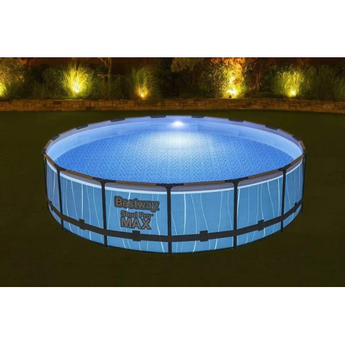 Piscina Desmontable Bestway Steel Pro Max Ø457x107 cm con Depuradora de Cartucho