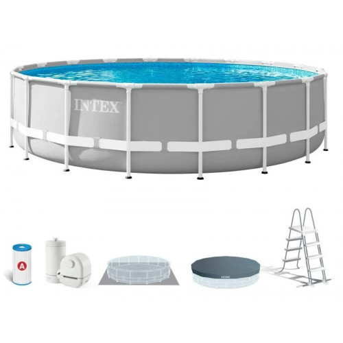 Piscina Desmontable Redonda Intex Gama Prisma Frame 549x122 cm