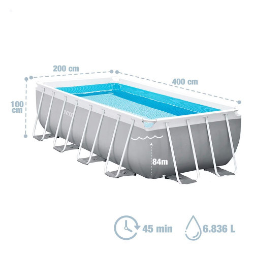 Piscina tubular Intex 400 x 200 x100 cm