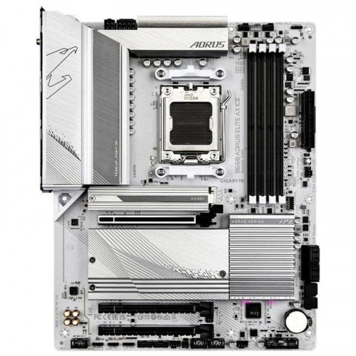 Placa Base Gigabyte B650 AORUS ELITE AX ICE B650 Zócalo AM5 DDR5 ATX WiFi 6E 2.5GbE M.2 RGB