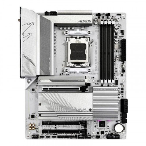 Placa Base Gigabyte B650 AORUS ELITE AX ICE B650 Zócalo AM5 DDR5 ATX WiFi 6E 2.5GbE M.2 RGB