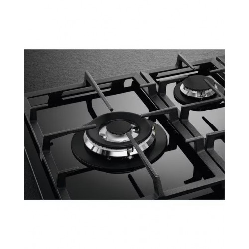 Placa de gas AEG con 5 quemadores - HKB75820NB Cristal negro