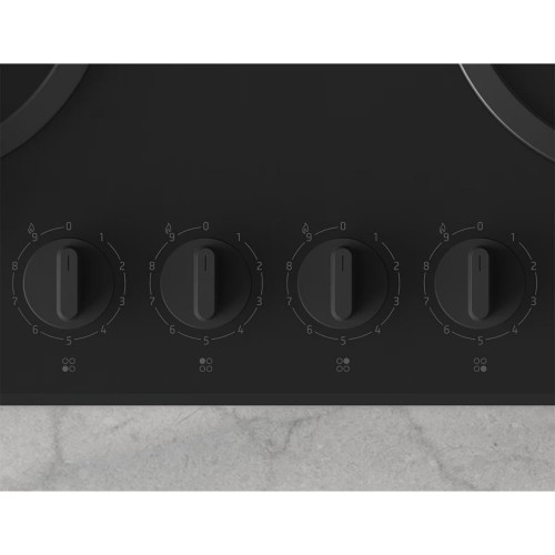 Placa de gas Balay, 60 cm, GasStop, Negro - 3ETG664RB Negro
