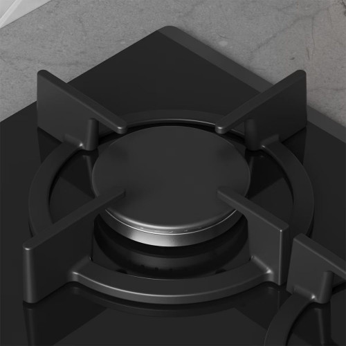 Placa de gas Balay, 60 cm, GasStop, Negro - 3ETG664RB Negro