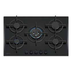 Placa de gas Balay, 75 cm, GasStop, Negro - 3ETG676RB Negro