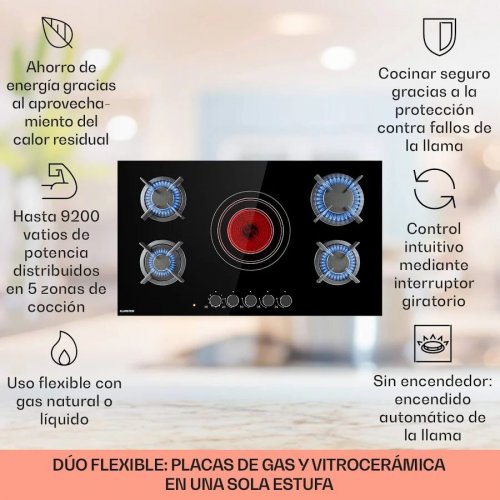 Placa de gas Klarstein MultiChef