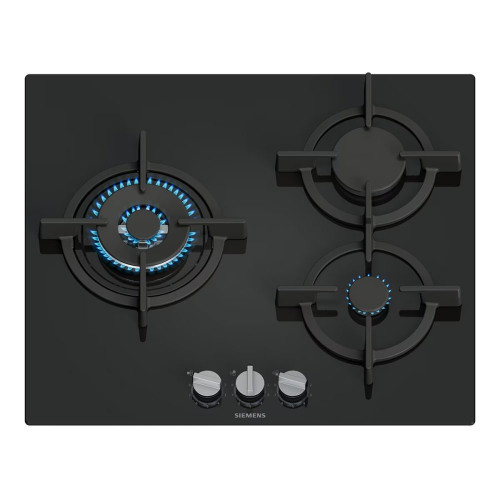 Placa de gas Siemens iQ500, 3 zonas -EP6A6CI10 Negro