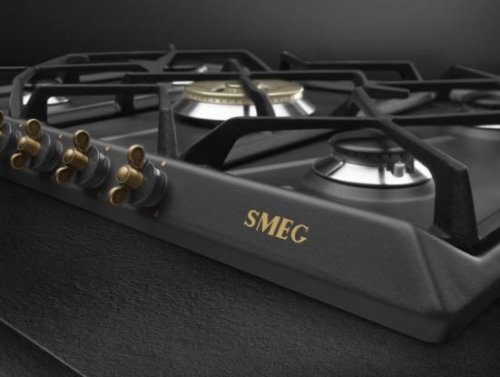 Placa de Gas Smeg SRV876AOGH Natural 5 Fuegos