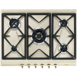 Placa de Gas Smeg SRV876POGH Natural 5 Fuegos