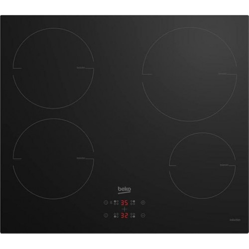 PLACA DE  INDUCCION BEKO 4 ZONAS 7200W