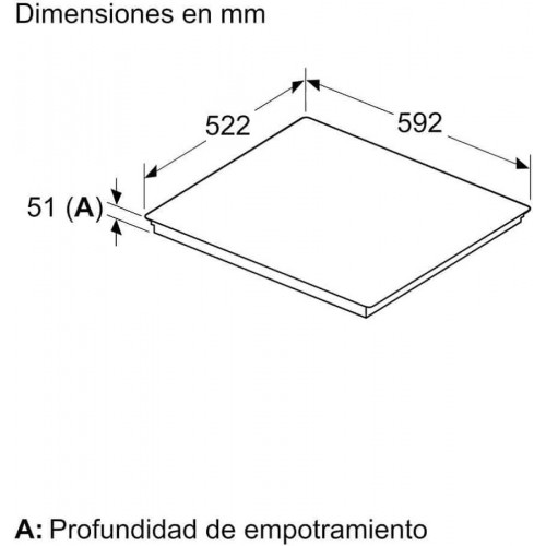 Placa de Inducción Bosch pvq631hc1e