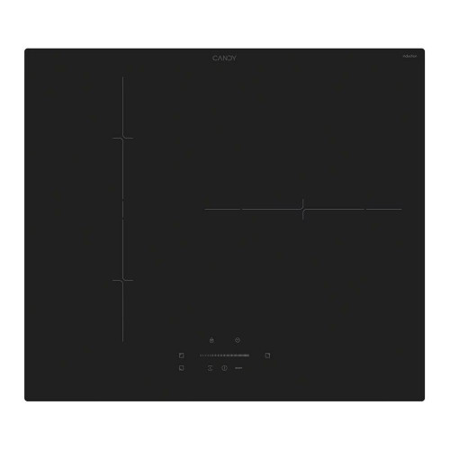 Placa de inducción Candy con zona flex, Moderna - C63TPSC/E1 Negro