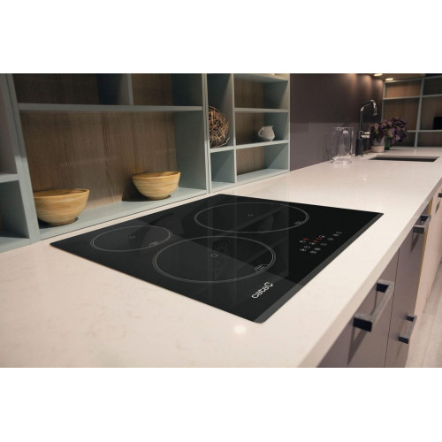Placa de inducción CATA placa ILM 3080 BK con 3 zonas de cocción zona grande de 30cm 7100 W negro 60cm