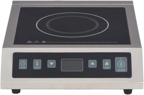 Placa de inducción eléctrica con pantalla táctil 3500 W vidaXL