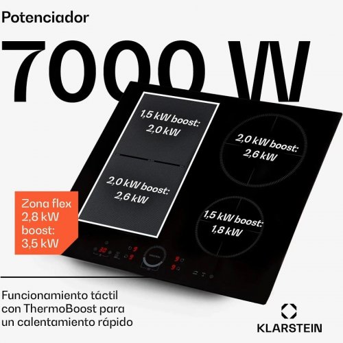 Placa de inducción Klarstein Delicatessa 60 Hybrid